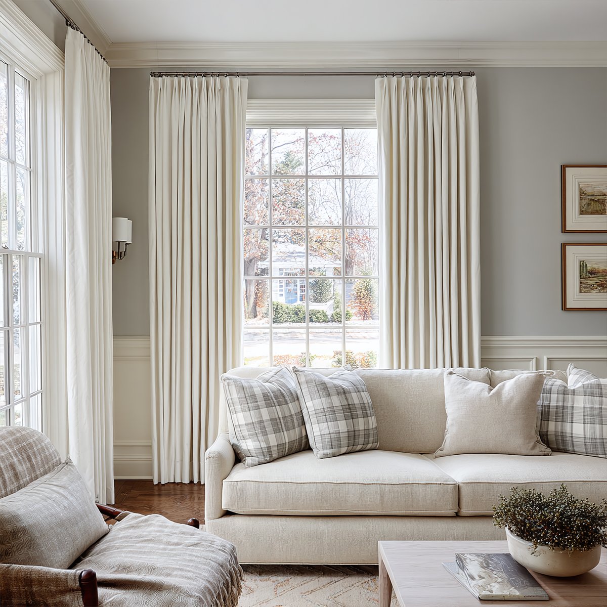 Velvet Blackout Pleated Curtains