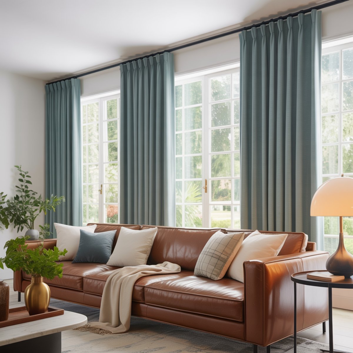 100% Blackout Pleated Drapes Light Block Privacy Comfort