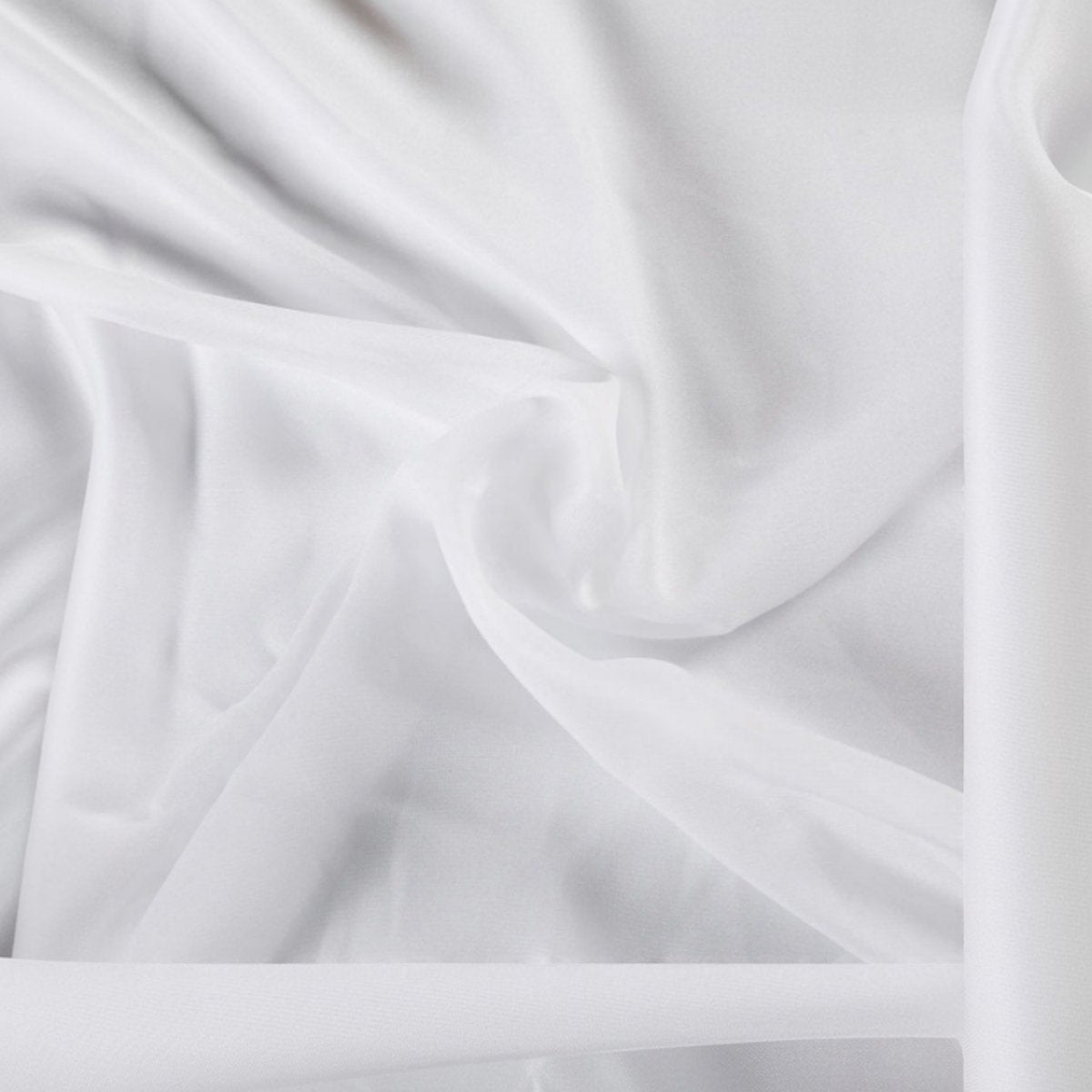 Solid Voile Sheer Pleated Curtains Lightweight Elegant Drapes