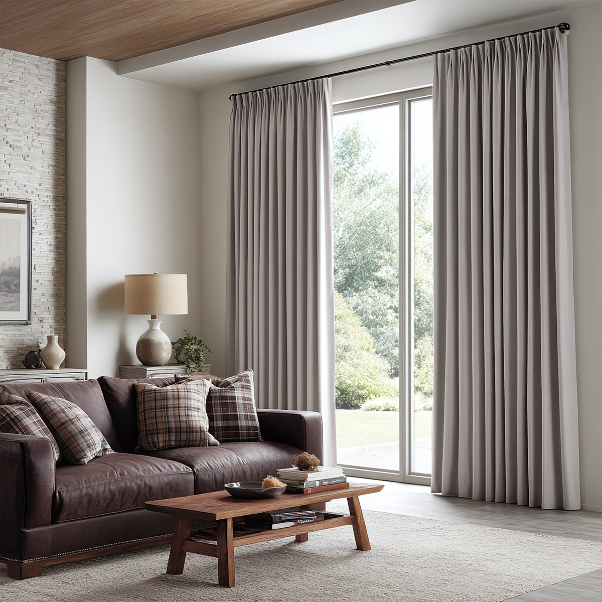 Velvet Blackout Pleated Curtains