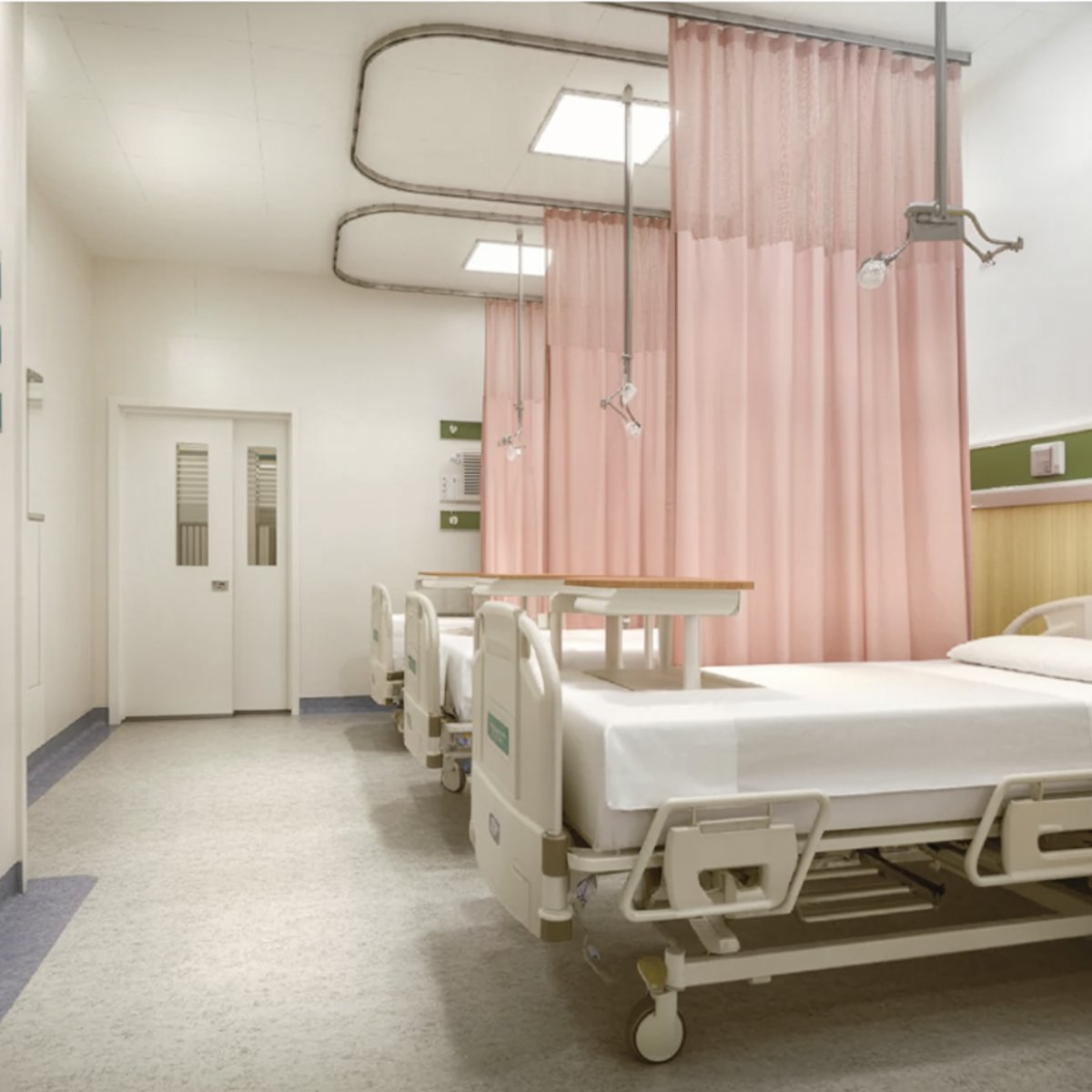 Professional Cubicle Privacy Curtain for Clinic SPA Lab