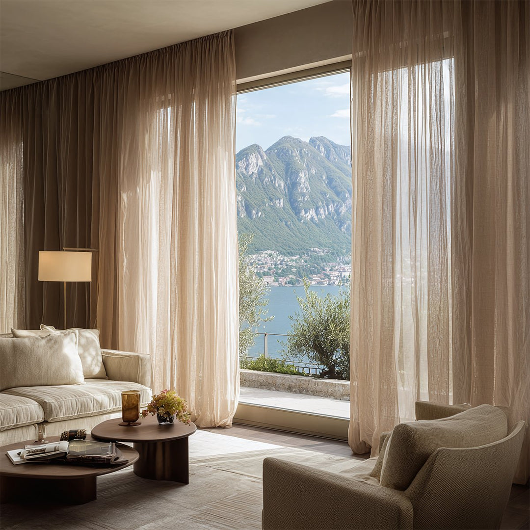Airy Living Room Sheer Curtains
