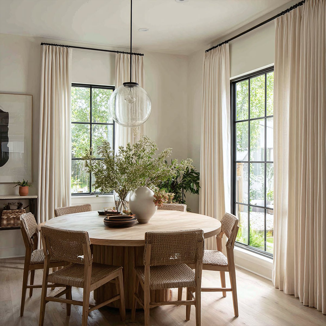 Airy Living Room Sheer Curtains