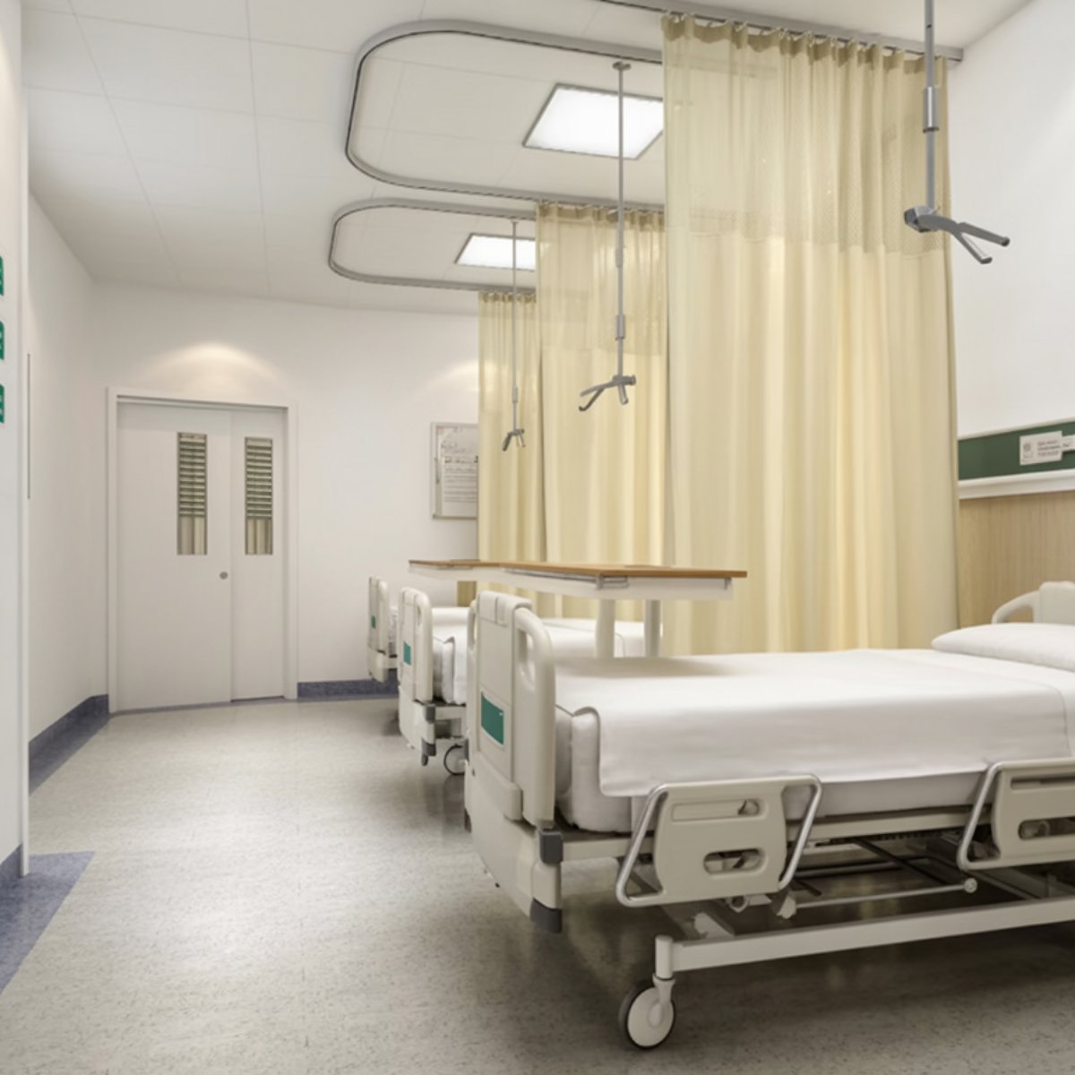 Professional Cubicle Privacy Curtain for Clinic SPA Lab