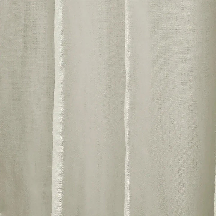 Vestige Belgian Linen Pleated Blackout Curtains For Living Room And Bedroom