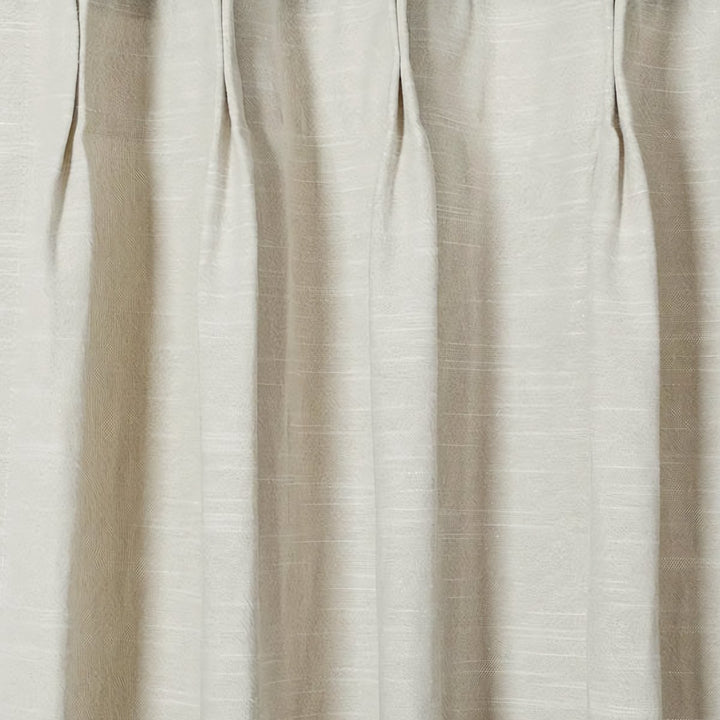 Haven Luxury Linen Cotton Pleated Living Room Decorative Curtains