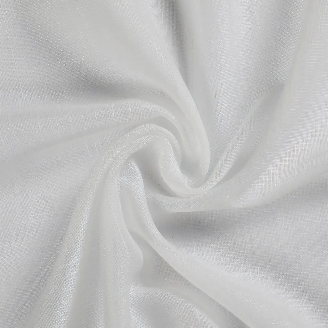 Aeolian White Sheer Tulle Bedroom Curtains Soft Top