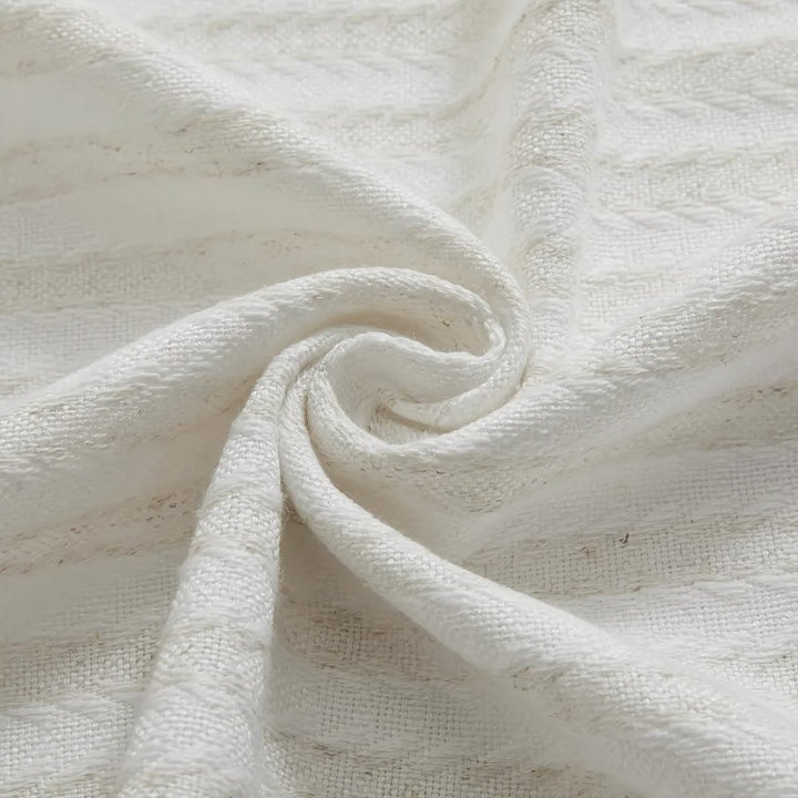Fishbone Texture Fabric Pleated Curtains