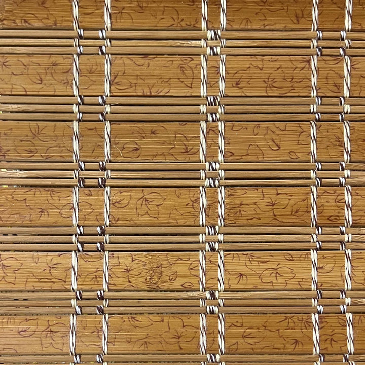 100% Bamboo Woven Shade - Caramel Brown