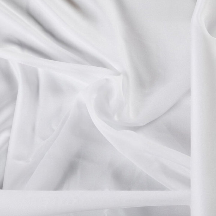 Solid Voile Sheer Pleated Curtains Lightweight Elegant Drapes