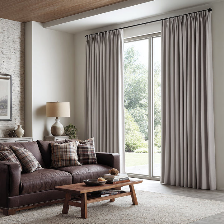 Umbra Velvet Blackout Pleated Curtains