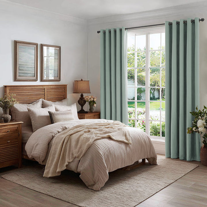 Nest Custom Velvet Thermal Curtains Pinch Pleat Grommet