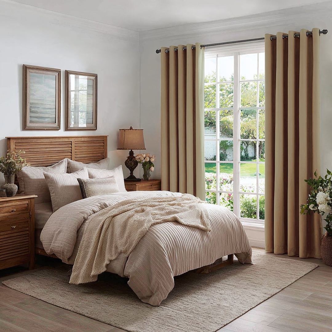 Nest Custom Velvet Thermal Curtains Pinch Pleat Grommet