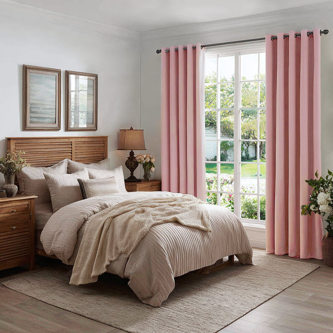 Nest Custom Velvet Thermal Curtains Pinch Pleat Grommet