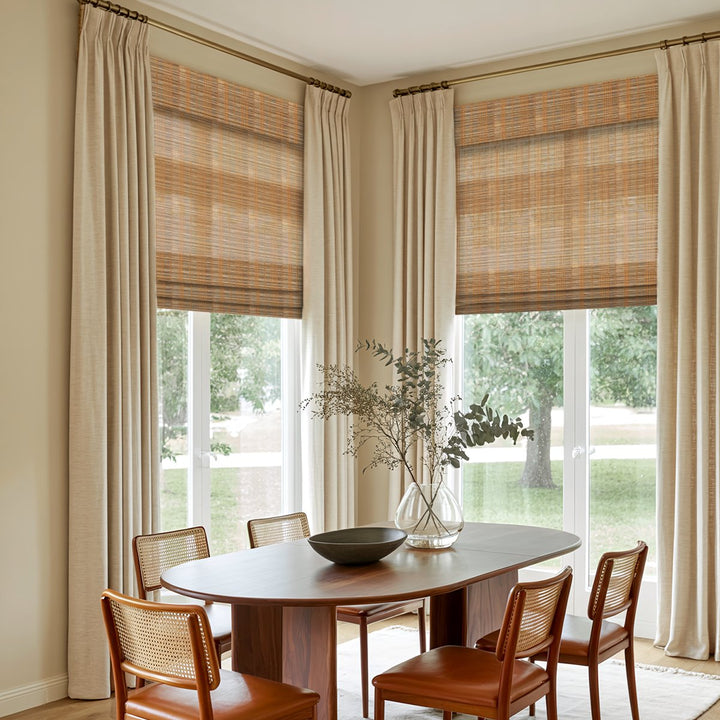 100% Bamboo Woven Shade - Cinnamon
