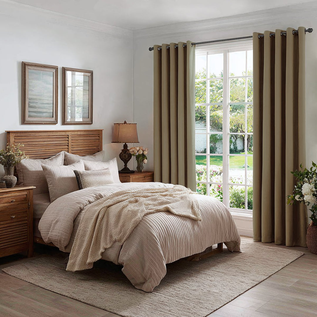 Nest Custom Velvet Thermal Curtains Pinch Pleat Grommet