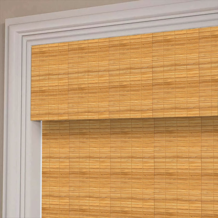 100% Bamboo Woven Shade - Natural Straw