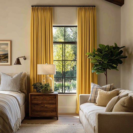 Luxurious Velvet Pleated Curtains