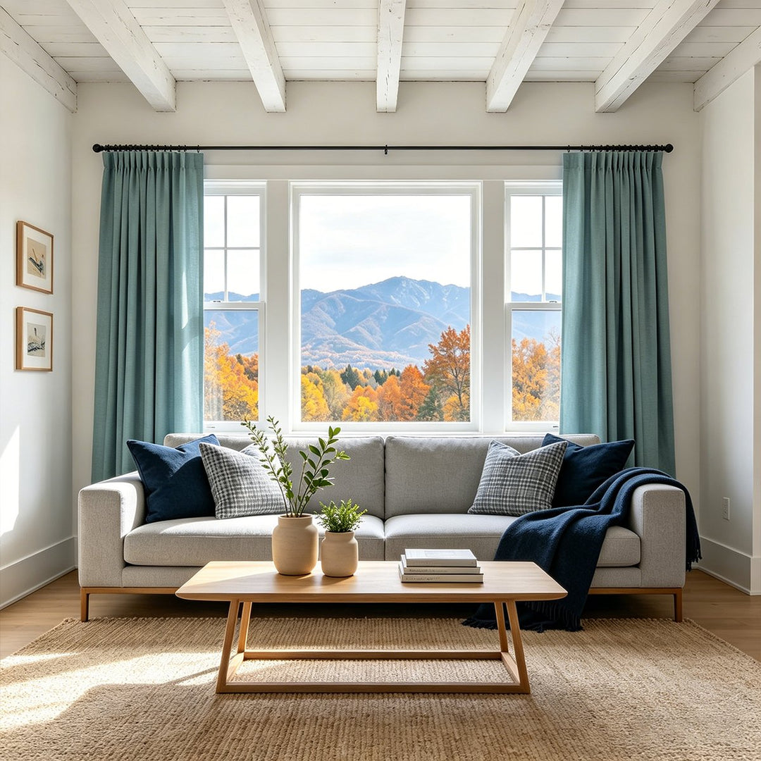 Lume Linen Blackout Custom Curtains Breathable Pinch Pleat