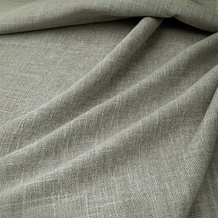 Slub Canvas Linen Pleated Blackout Curtains Heavyweight Elegant Custom Modern Solid Drapes