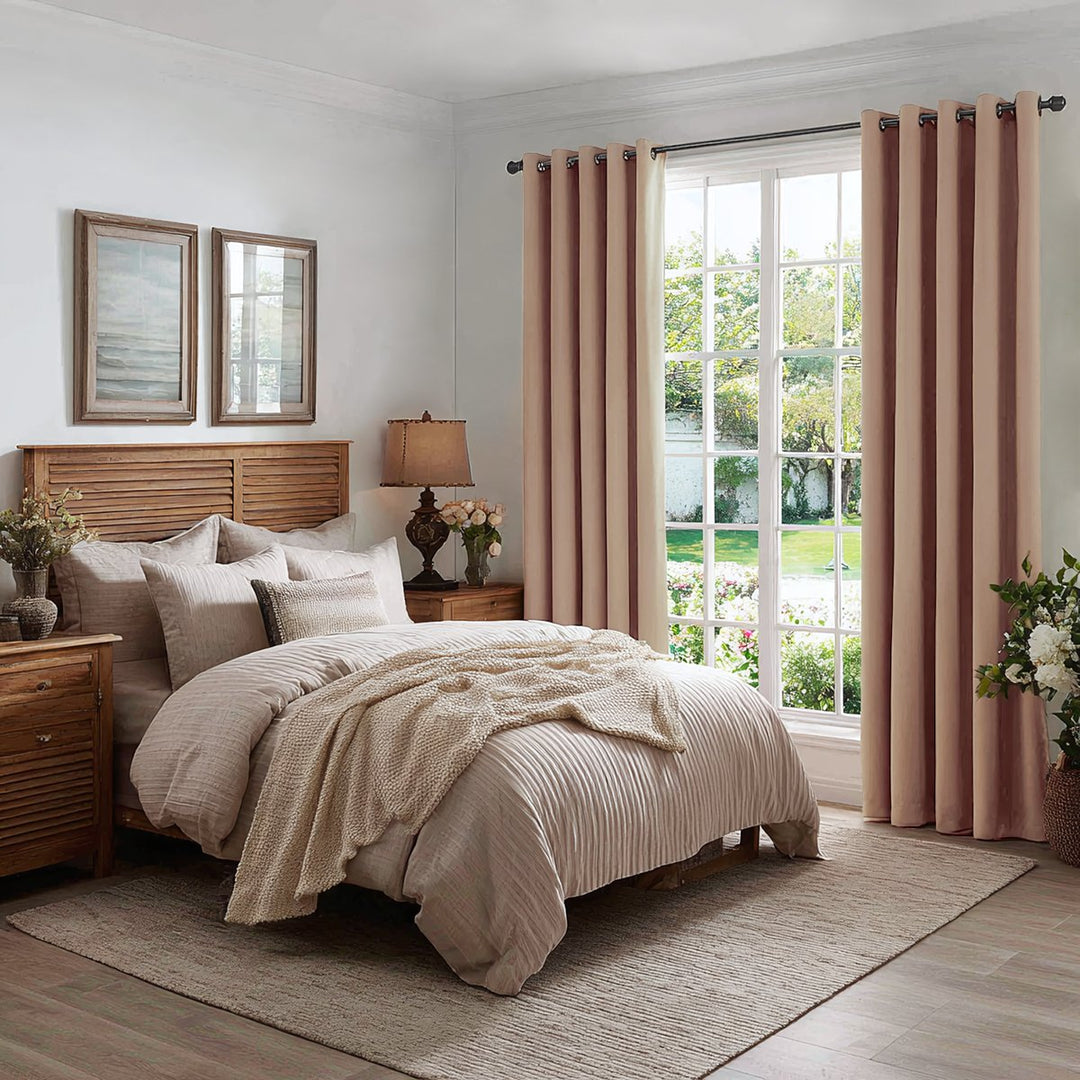Nest Custom Velvet Thermal Curtains Pinch Pleat Grommet