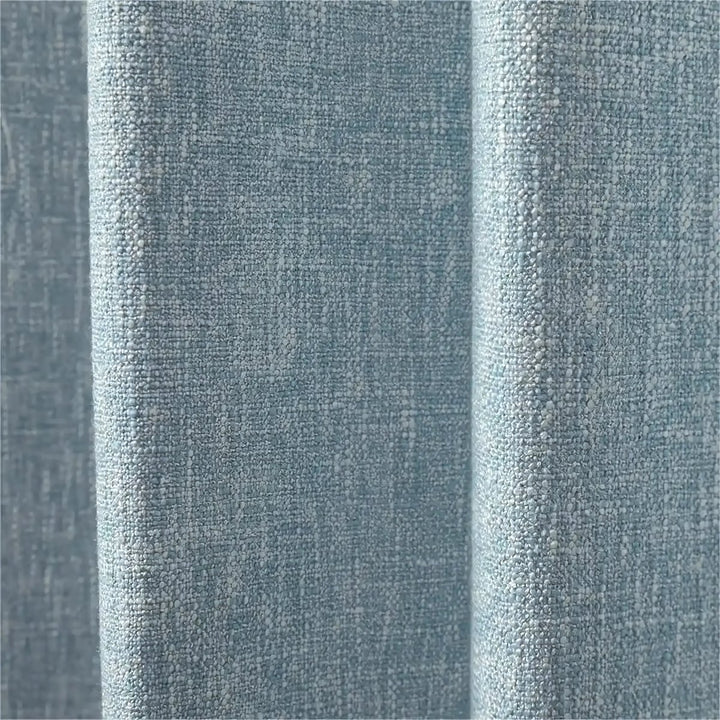 Double-Sided Textured Blackout Pleated Curtains