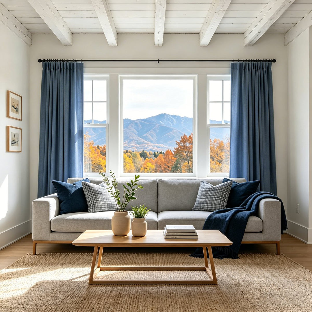 Lume Linen Blackout Custom Curtains Breathable Pinch Pleat