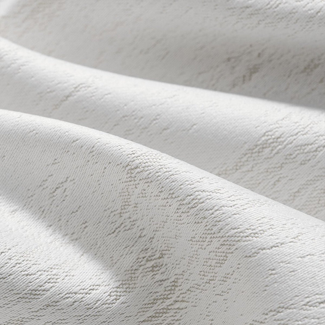 Kinetic 100% Blackout Wood Grain Textured Jacquard Pleated Thermal Curtains