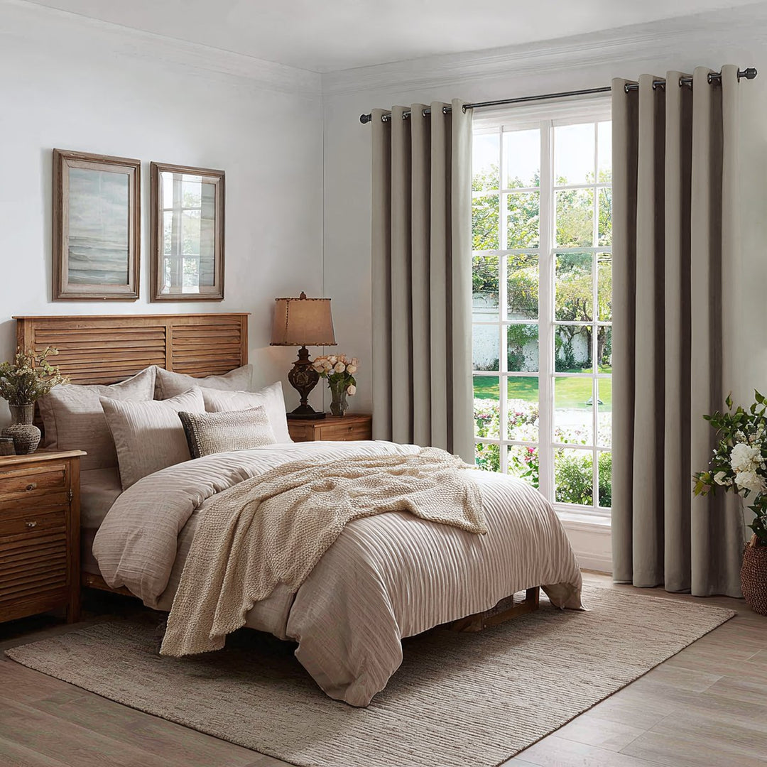 Nest Custom Velvet Thermal Curtains Pinch Pleat Grommet