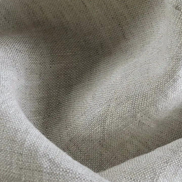 100% Linen Sheer Breathable Blackout Pleated Curtains