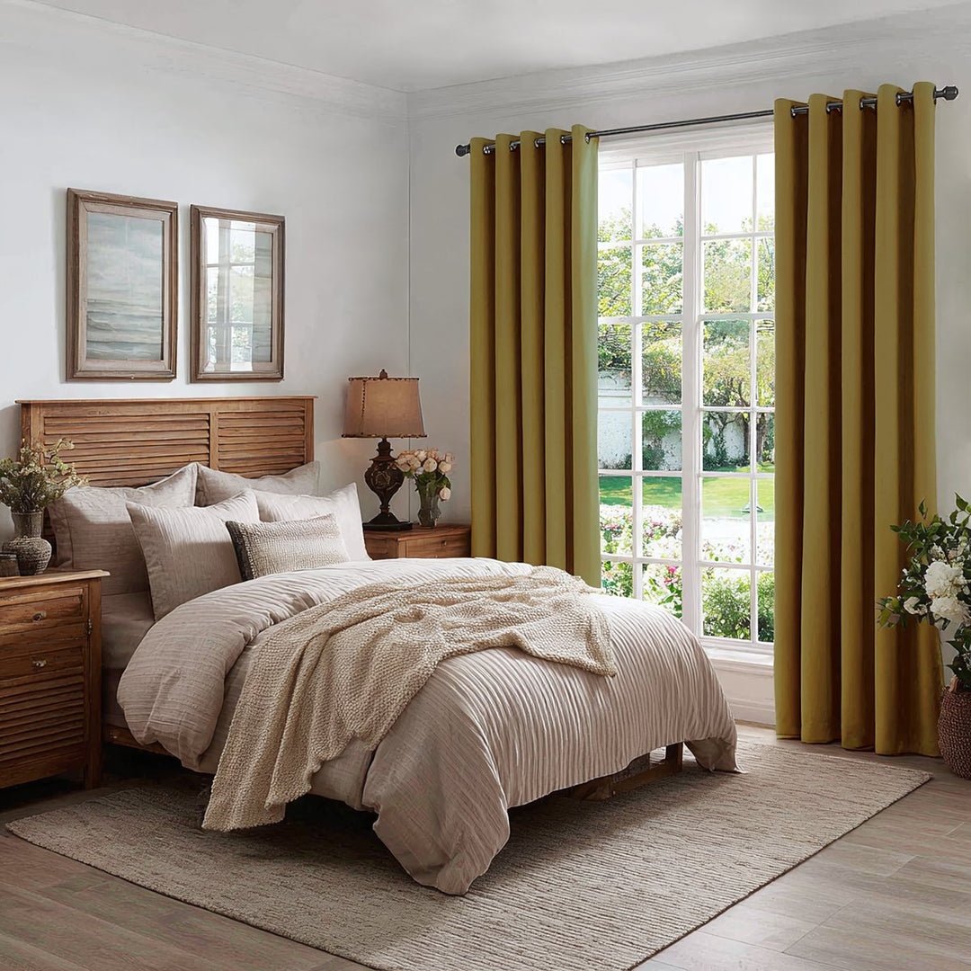 Nest Custom Velvet Thermal Curtains Pinch Pleat Grommet