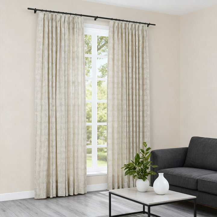 Sylvan 100% Linen Sheer Pleated Curtains