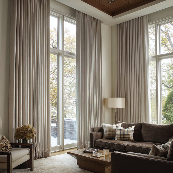 Umbra Velvet Blackout Pleated Curtains