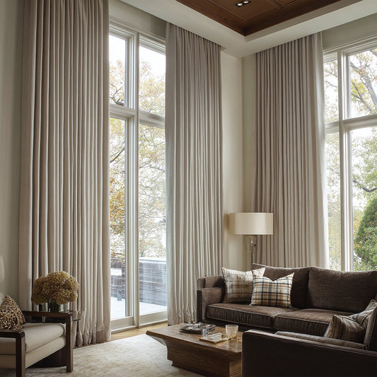 Velvet Blackout Pleated Curtains