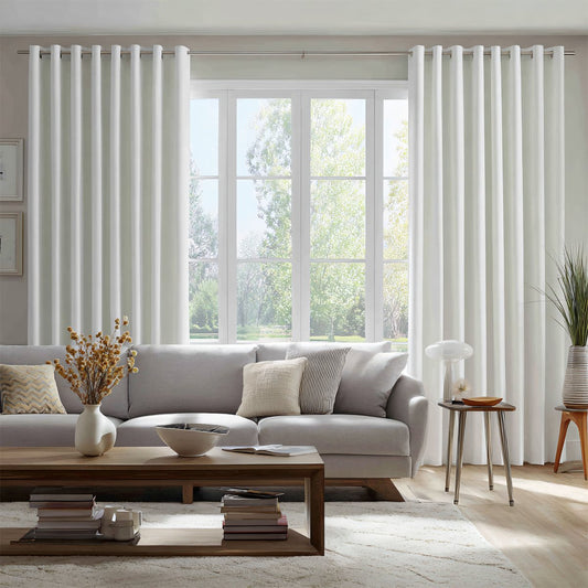 Velvet Blackout Pleated Curtains Grommet