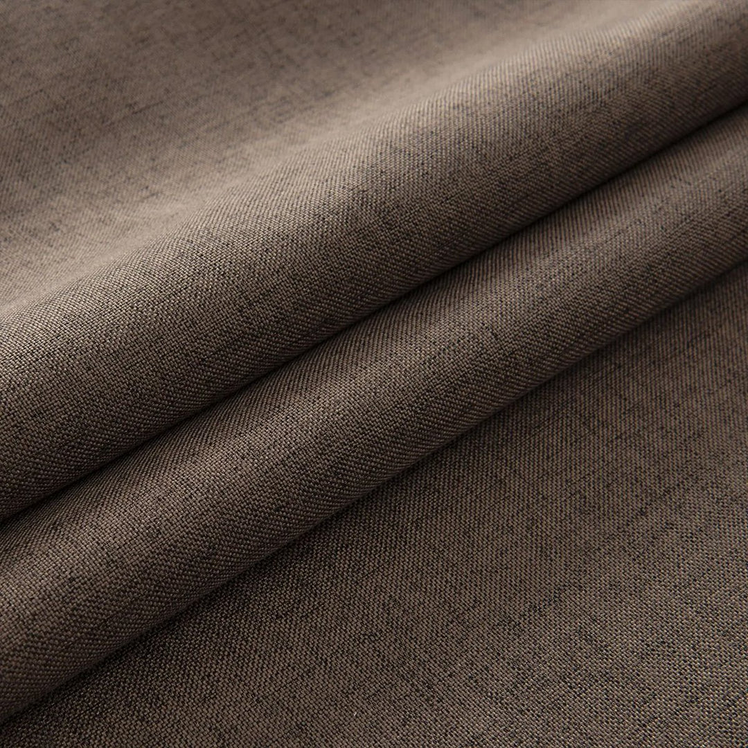 Opaque Linen Texture 100% Blackout Curtains