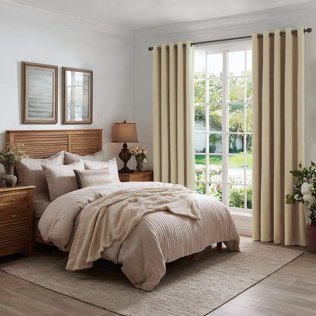 Nest Custom Velvet Thermal Curtains Pinch Pleat Grommet