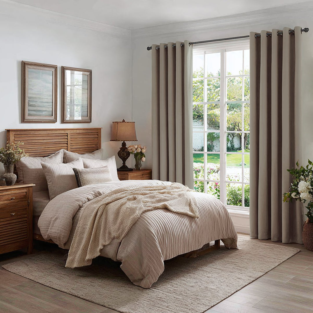 Nest Custom Velvet Thermal Curtains Pinch Pleat Grommet