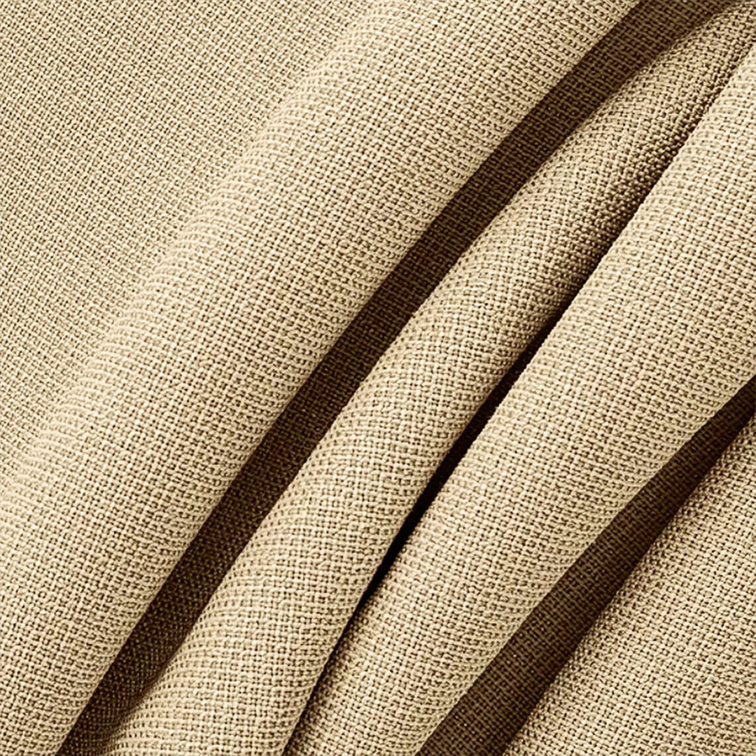 Bulgari Cotton-Linen Textured Blackout And Soundproof Window Curtains