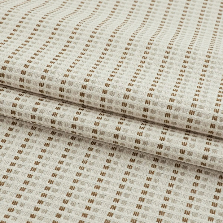 Rhythm Striped Woven Textured Linen Thermal Curtains