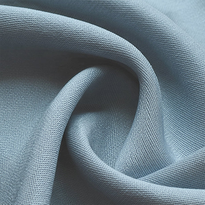 Biface Cotton-Linen Textured 100% Blackout Curtains