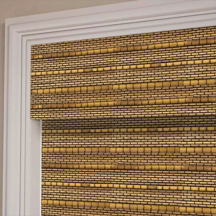 Natural Bamboo Woven Shades - Amber