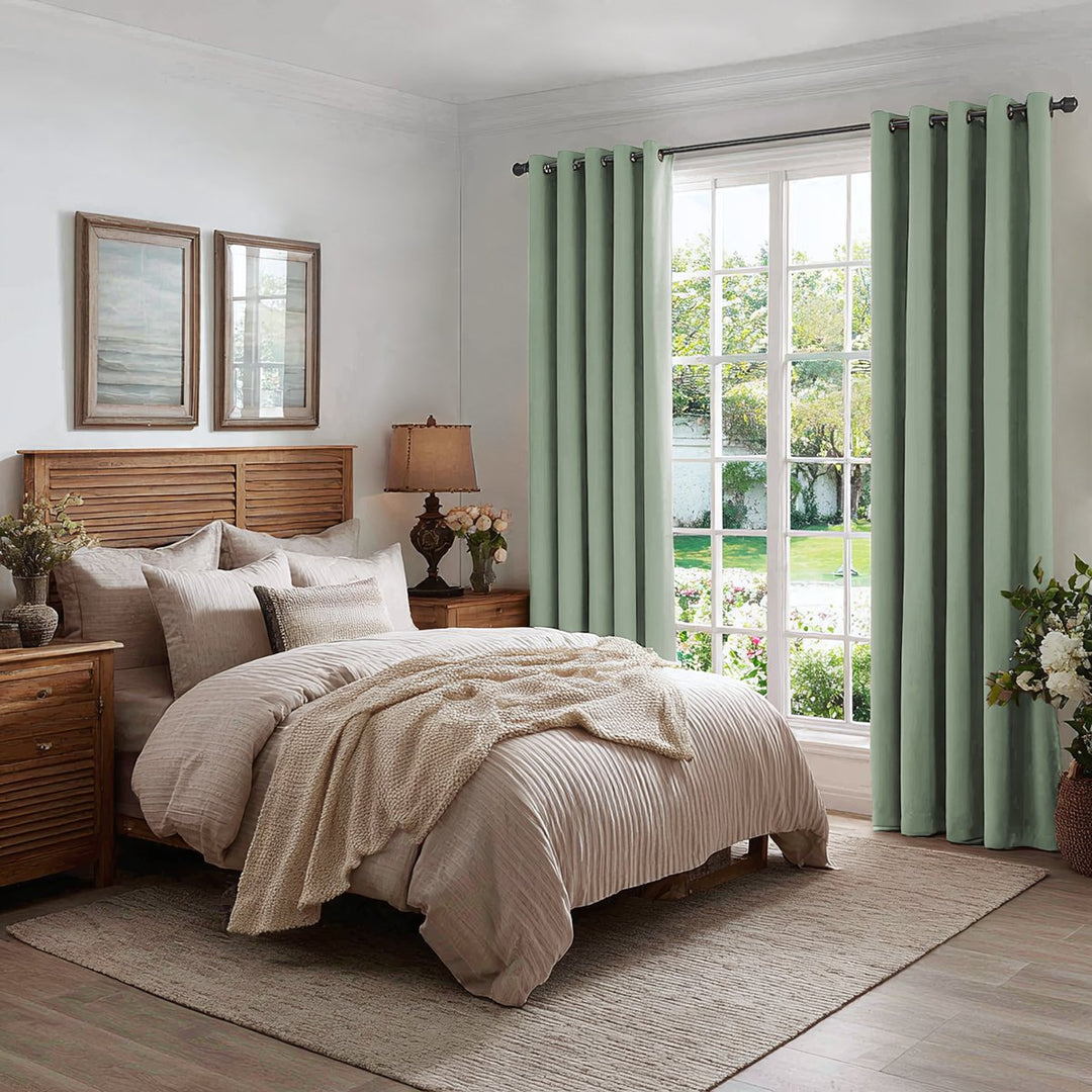 Nest Custom Velvet Thermal Curtains Pinch Pleat Grommet