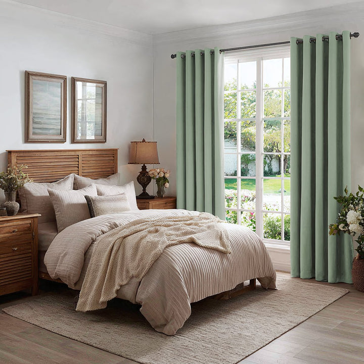 Nest Custom Velvet Thermal Curtains Pinch Pleat Grommet