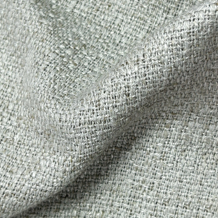 Elara Custom Pinch Pleat Linen Blend Open Weave Semi Sheer Curtains