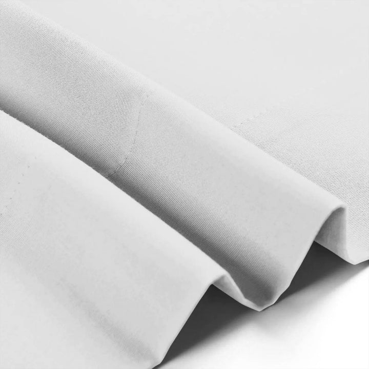 Cove Custom Pinch Pleat Solid Waterproof Shower Curtains