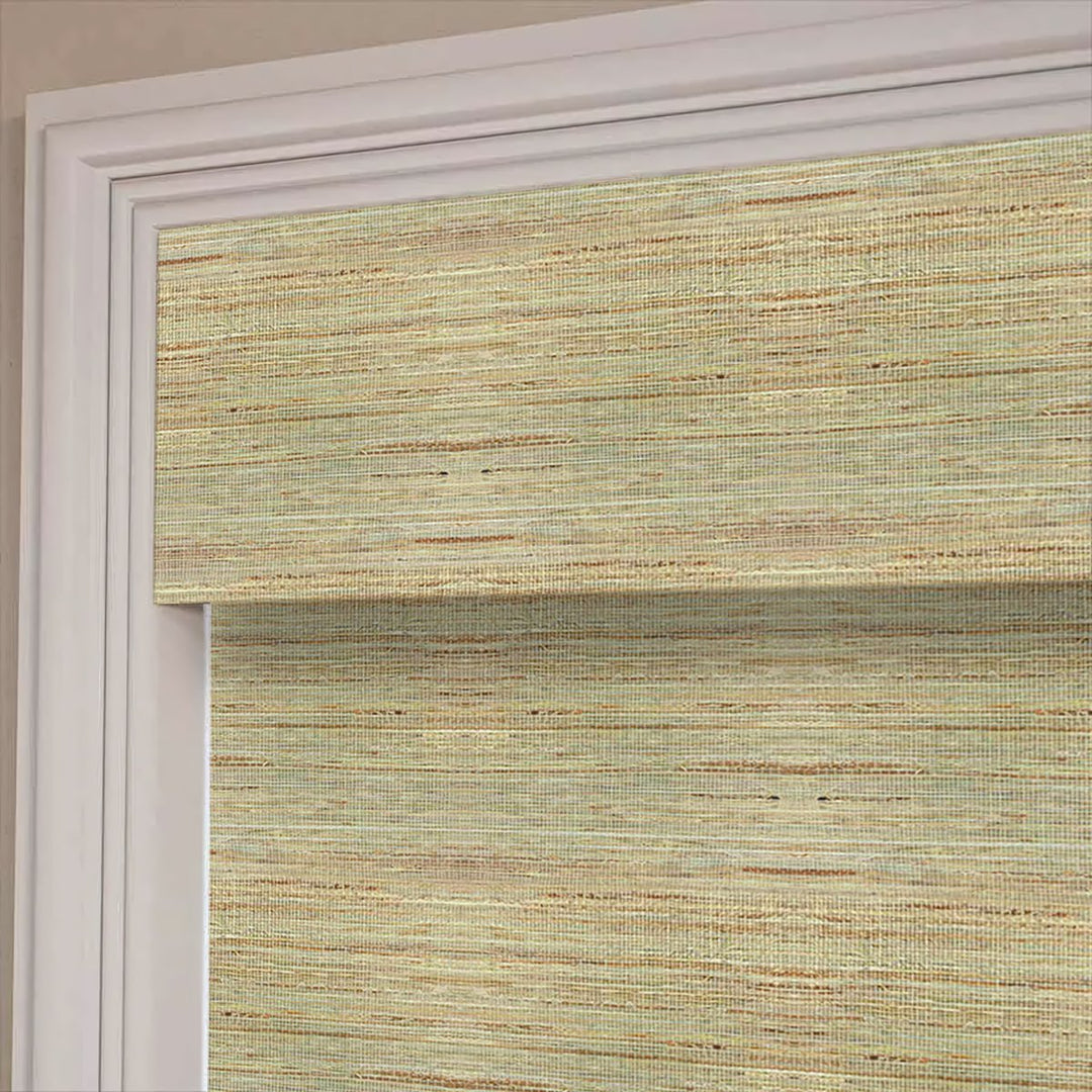 Natural Ramie Bamboo Woven Shade - Pale Linen