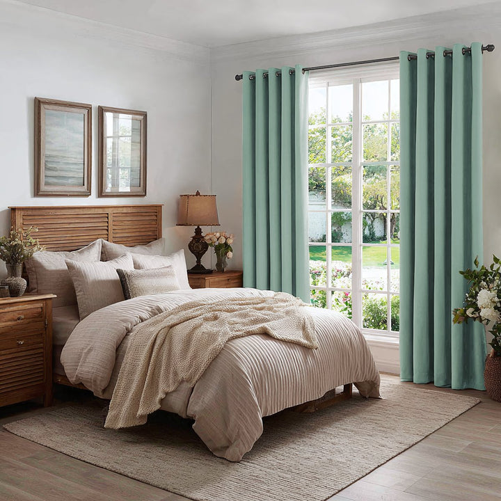 Nest Custom Velvet Thermal Curtains Pinch Pleat Grommet