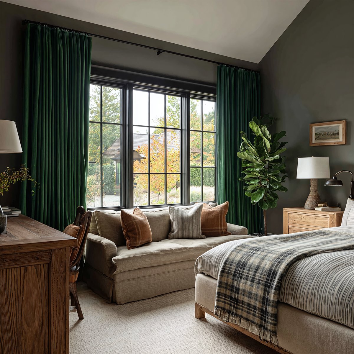 Luxurious Velvet Pleated Curtains