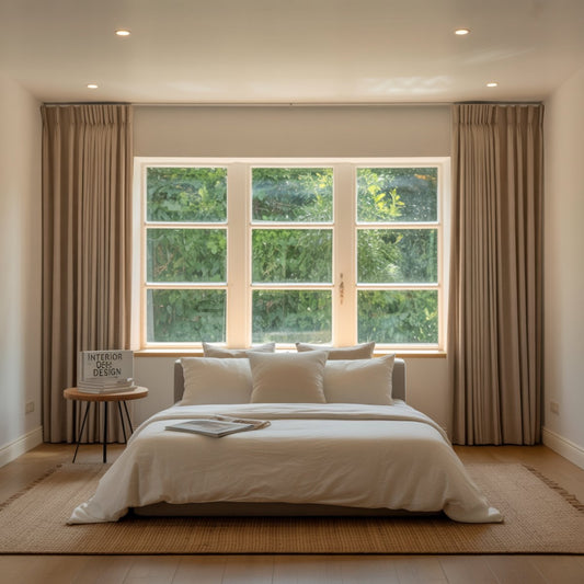Premium Herringbone Pattern Custom Pleated Curtains